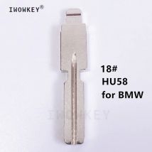 10 stücke 18 # ungeschnittenes Flip-Metall-Schlüssel blatt hu58 für bm1w für kd keydiy xhorse vvdi Fernbedienungen universal no.18