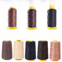 Alileader 1500M Nylon Hair Weaving Thread For Hair Sew In Black Cotton Thread For Sewing Machine Nylon Thread For Sewing Clothes