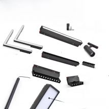 Modern Magnetic Track Lights Embedded LED Spotlight Downlight Living Room Without Main Light Lighting Grille Lamp Series