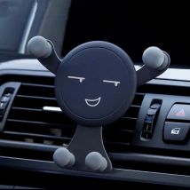 Schwerkraft Autotelefon halter Entlüftung sclip Halterung Handy Handy Stand Smartphone GPS Auto Locking Auto Halterung für iPhone Xiaomi Samsung