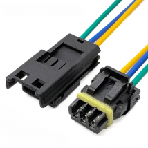 1 Set 3 Pin 0.6mm Auto Mirror Turn Signal Plug Plastic Housing Car Wiring Harness Sheath 52117-0241 52117-0341