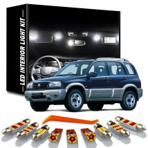 12Pcs Canbus LED Interior Map Dome Light Lamp Kit For Suzuki Grand Vitara Escudo 1999 2000 2001 2002 2003 2004 2005 Car Led Bulb