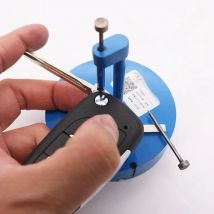JMCKJ Locksmith Tool Car Folding Remote Control Key Pin Removal Tool With 1.4mm 2.0mm Pin Removal Loading Tool