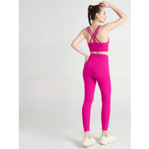 2024 New 2 Piece Yoga Clothes Women's Tracksuit Quick Dry Set Breathable Fitness Suit Fitness Clothing Sports Bra Leggings Suit