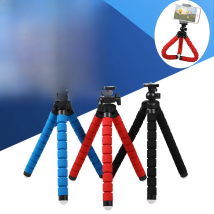 Mini Tripod light Flexible Table Stand Sponge Extendable tripode Phone Holder Vlog Selfie Stick For Camera Cellphone iPhone
