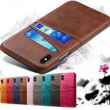 For iPhone 16 Pro 15 Pro MAX 14 13 12 min 11 Leather Card Holder Phone Case 7 8 X XR PU Leather Cover For iPhone 16 Pro Max