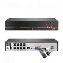 Techage H.265 8CH POE NVR 4K 8MP 5MP 4MP 1080P Power over Ethernet IP NVR Two-way Audio Face/Human Detection Onvif Protocol P2P