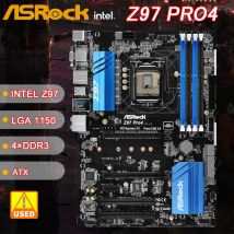 Scheda madre ASRock Z97 Pro4 Intel Z97 LGA 1150 DDR3 32 GB supporto i7-4790 4770 4690 4460 4570 4430