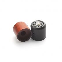 1 PCS Guyker Red sandalwood/Ebony Potentiometer Control Knobs Dia. 6mm (0.24") Shaft Pots - Rotary Volume Tone Knob Replacement