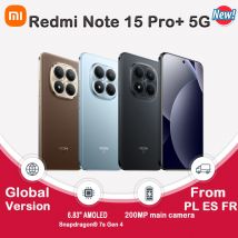 Xiaomi Redmi Note 15 Pro + 5G Globale Version 6,83-Zoll NFC Snapdragon ® 7S Gen 4 200MP Dolby Atmos ® Kamera