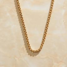 SOMMAR Best Gift 18KGP Gold color 2mm 50cm men collar necklace women Chain multi-layer necklaces charm jewelry Accessories