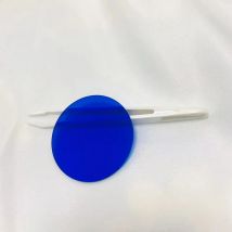 2Pcs Total Size Diameter 31.8mm And 1mm Thickness IR Chrome Optical Glass