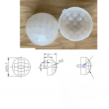 PIR Human Body Infrared Induction Fresnel Lens Optical HD PE NF-IR Lenses  1PCS