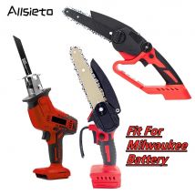 For Milwaukee 18V Battery Reciprocating Saw 6 Inch Cordless Electric saber saws Pruning potted Cutting Wood Chainsaw Power Tools