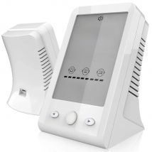 NDIR CO2 Meter Alarm Temperature Humidity Detector Indoor Air Quality Monitor Gas Analyzer with LCD Display USB Rechargeable