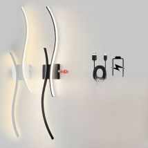 Wireless Rechargeable Battery LED Wall Lamps Wall Sconce for Bedroom 3CCT Touch Dimmable Wall Lights With Remote Control Hallway
