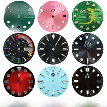 28.5/29MM Single/Dual Calendar Watch Dial Luminous Dial for NH35/NH36 Watch Movement Accessories Watch Part Personalization