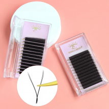 SONG LASHES YY Shape Eyelash Extensions 0.05 and 0.07 Thickness  C D DD Curl High Quality Idividual Eyelashes  Premade Fans