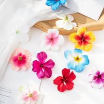 50PC Wholesale Cheaper Artificial Flowers Diy Scrapbook Candy Box Valentine Wreath Home Wedding Decoration Fake Silk Cherry Head