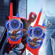 Marvel Spiderman Children Wireless Walkie Talkie Disney Handheld Transceiver Long Range Portable Walkie-Talkie Kids Xmas Gifts