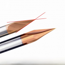 YZH Chamfer Milling Cutter 30 Degree HRC55 Coated Countersink Chamfering Mill V Groove For Steel  2 3 Flutes 3 4 5 6 8mm