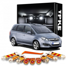 TPKE 11Pcs LED Interior Light Kit For Opel Zafira B 2005 2006 2007-2014 Canbus Glove Box Trunk Reading Dome Lamp Car Accessories