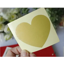 50pcs/lot  NEW Cute Heart design Scratch coating Sticker DIY Note sticker Decoration label Multifunction