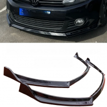 Maxton Style Front Bumper Splitter Lip Diffuser Body Kit Spoiler Guard Retrofit For Golf 6 MK6 Standard TSI TDI 2008-2012