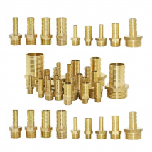 Brass Pagoda Connector 6 8 10 12 14 16 19 25 32mm Hose Barb Connector Thread 1/8 1/4 3/8 1/2 3/4 1inch BSP Brass Pipe Fitting