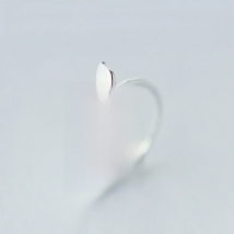 Retro Minimalist Silver Color Open Rings For Women Personality Feather Butterfly Adjustable Finger Ring Girl Jewelry Gift