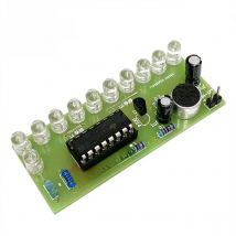 Voice activated LED Water Light Kit CD4017 Lantern Control Fun Electronic Production Teaching Training Diy Electronic Kit Module