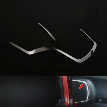 2pcs Car Styling Interior Decoration Trim for Toyota ALPHARD/VELLFIRE 30 SUS304 Car Door Speaker Ring Stickers