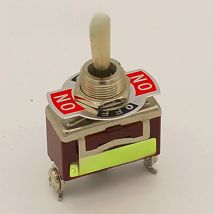 Silver Contacts high quality 3 screw momentary toggle switch,(ON) OFF (ON) spring return