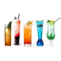 Water Glass Cup, Highball Glass,Barware Collins Tumbler Drinking Glasses For Water, Juice, Beer, And Cocktail