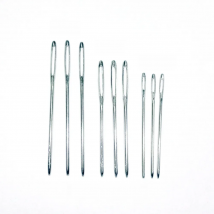 50pcs/lot big eye Needles blunt white 7cm long large hole NOT sharp sewing kniting embroidery Tool hand DIY needlework plus