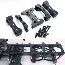 TRINOOD Tamiya Cross Beam Kit Metal Tail Beam Bumper Axle Modified for 1/14 Tamiya SCANIA R620 MAN Tractor Truck Trailer Parts
