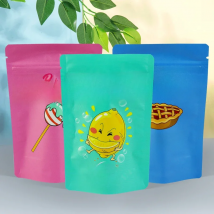 50Pcs/Lot Custom Printed With LOGO Resealable Mylar Bags Stand Up Ziplock Packaging Pouch