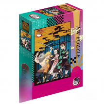 500/1000Piece Jigsaw Puzzles for Adults Demon Slayer Japanese Anime Series Kimetsu Cartoon Kids Educational Enlighten Toys Gifts