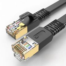 Cat 8 Ethernet Cable Cat8 Network Cable Internet LAN 40Gbps 2000Mhz For Router Ps4 Laptop 0.5m - 5m 10m 15m 20m 30m Flat Round