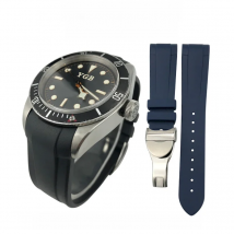 Rubber Watchband 22mm 20mm High Quality Silicone Watch Strap for Tudor Heritage Black Bay 1958 Pelagos Black Waterproof Bracelet
