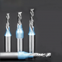 Tideway Carbide Compression Bit Woodworking TCT Straight Router Bit Cutter Up Down Cutting Slotting Spiral Milling Cutter