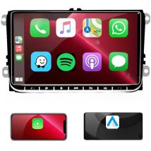 For VW GOLF MK5 MK6 9" Apple Carplay Car Stereo Radio Android 12 Player WIFI GPS
