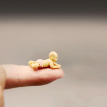 Miniatures Cute Climb Kids Doll Simulator Figure Crawl Baby Model Fairy Garden Ornaments Action Figures Figurine Educational Toy