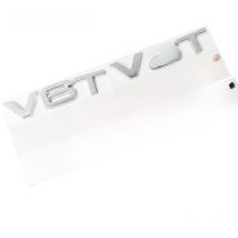 Car Styling 3D Metal V6T V8T V6 V8 T Fender Side Body Emblem Tail Trunk Fender Badge Sticker For Audi A4 A3 A5 A6 A1 Q3 Q5 Q7