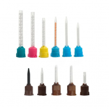 50Pc Dental Silicone Rubber Conveying Mixing Head Disposable Impression Materials Mixing Tips Mixing Tube Laboratory Color Tubes