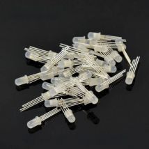 50pcs-1000pcs DC5V WS2812 APA102 PL9823 F5 5mm F8 8mm Round RGB LED YF923 chipset inside RGB Full color Frosted LED Chips