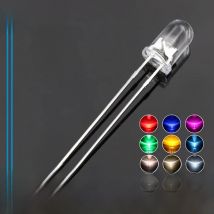 1000pcs/Bag Led F5 / 5mm Round Head long leg edge transparent white red blue green yellow light-emitting diode