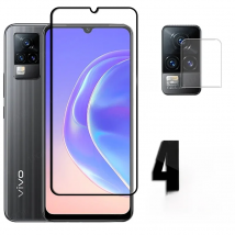 Full Cover Glass For Vivo V21E Glass For ViVo V21E V21 E Tempered Glass HD Protective Screen Protector For Vivo V21E Lens Glass