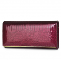 Beth Cat Women Genuine Leather Wallet Female Hasp Alligator Cowhide Long Wallet Cards Holder Clutch Bag Fashion Ladies Purses