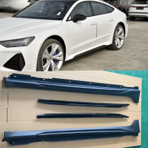A7 C8 RS7 Style PP Side skirts for Audi A7 S7 Car Body Kit 2019
